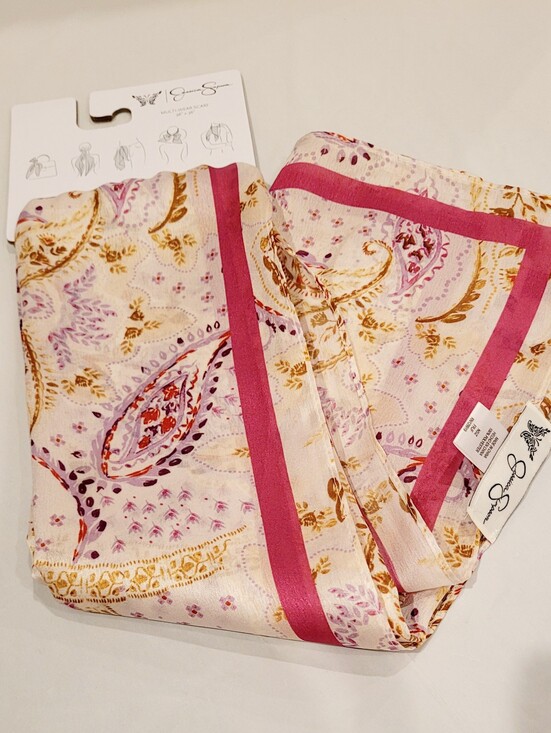 Jessica Simpson Accessories - Jessica Simpson Paisley Multi Wear Scarf